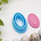 FRAMED OVAL polymer clay cutters jewelry earrings fondant cake decorating