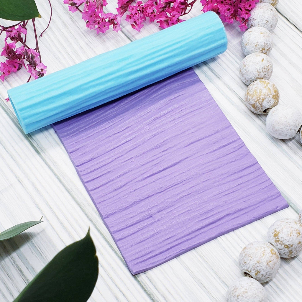 RAFFIA PALM debossing texture roller polymer clay cutters jewelry earrings