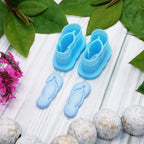 FLIP FLOPS cutter / sharp polymer clay / jewelry / fondant / cake decorating