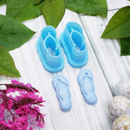 FLIP FLOPS cutter / sharp polymer clay / jewelry / fondant / cake decorating
