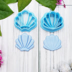 SEASHELLS  polymer clay cutter for jewelry making and cake decorating