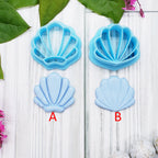 SEASHELLS  polymer clay cutter for jewelry making and cake decorating