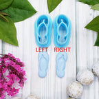 FLIP FLOPS cutter / sharp polymer clay / jewelry / fondant / cake decorating