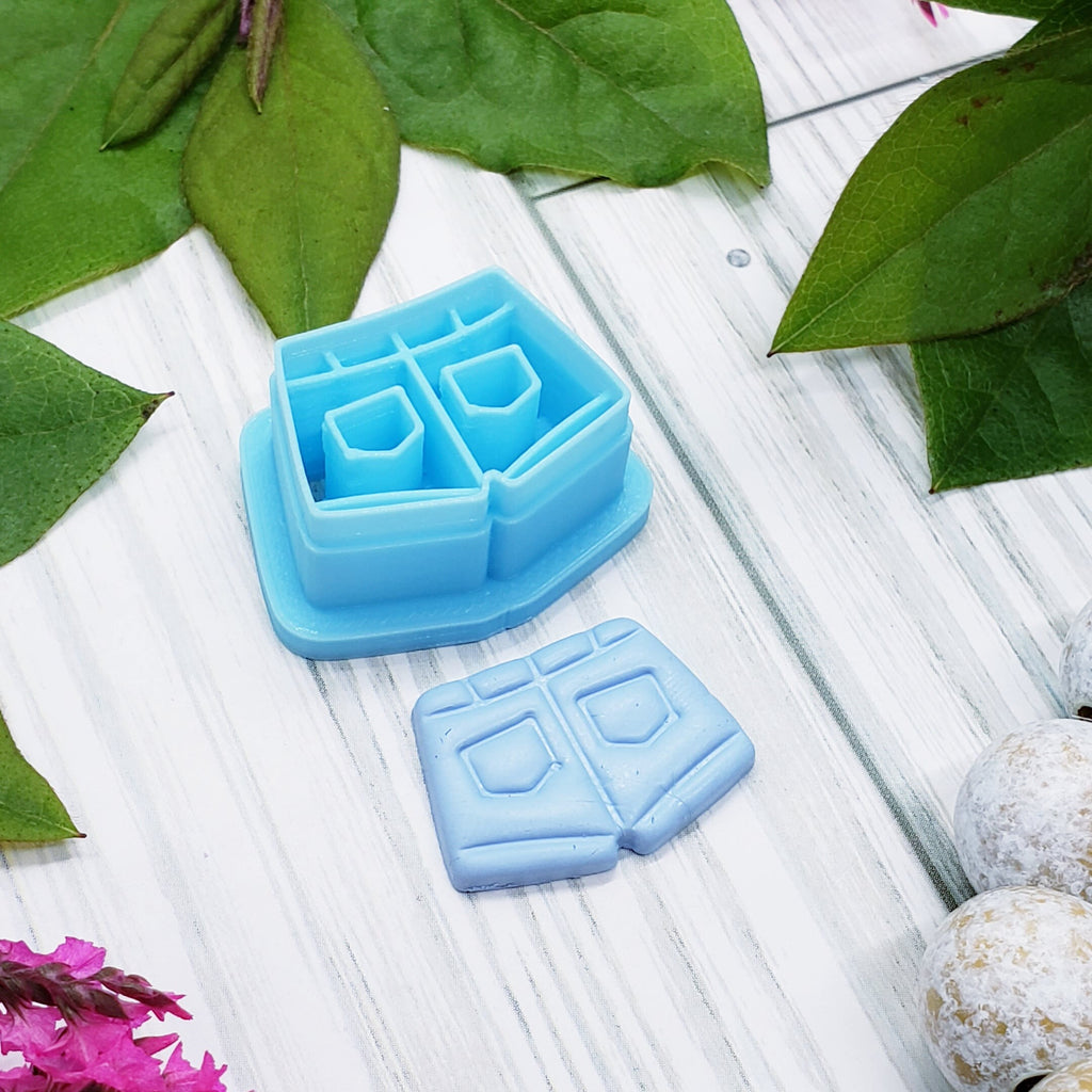 BOOTIE SHORTS / polymer clay cutter / jewelry / fondant / cake decorating