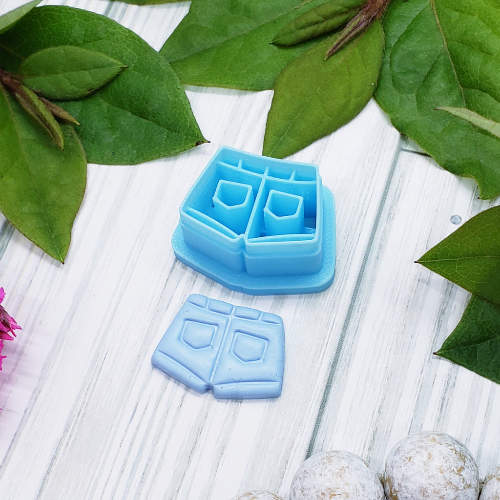 BOOTIE SHORTS / polymer clay cutter / jewelry / fondant / cake decorating