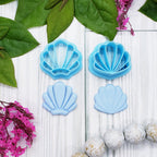 SEASHELLS  polymer clay cutter for jewelry making and cake decorating