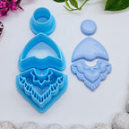 BOHO DROP set 1 / sharp polymer clay cutter / jewelry making / fondant / cake decorating
