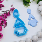 SOUTHWEST DROP set style 1 sharp polymer clay cutter for jewelry making and fondant cake decorating