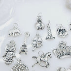 20 piece Traditional Style Cake Pulls on Ribbon Charms for Wedding Cake set