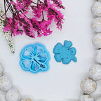 HIBISCUS flower  sharp polymer clay cutter / jewelry making / fondant cake decorating