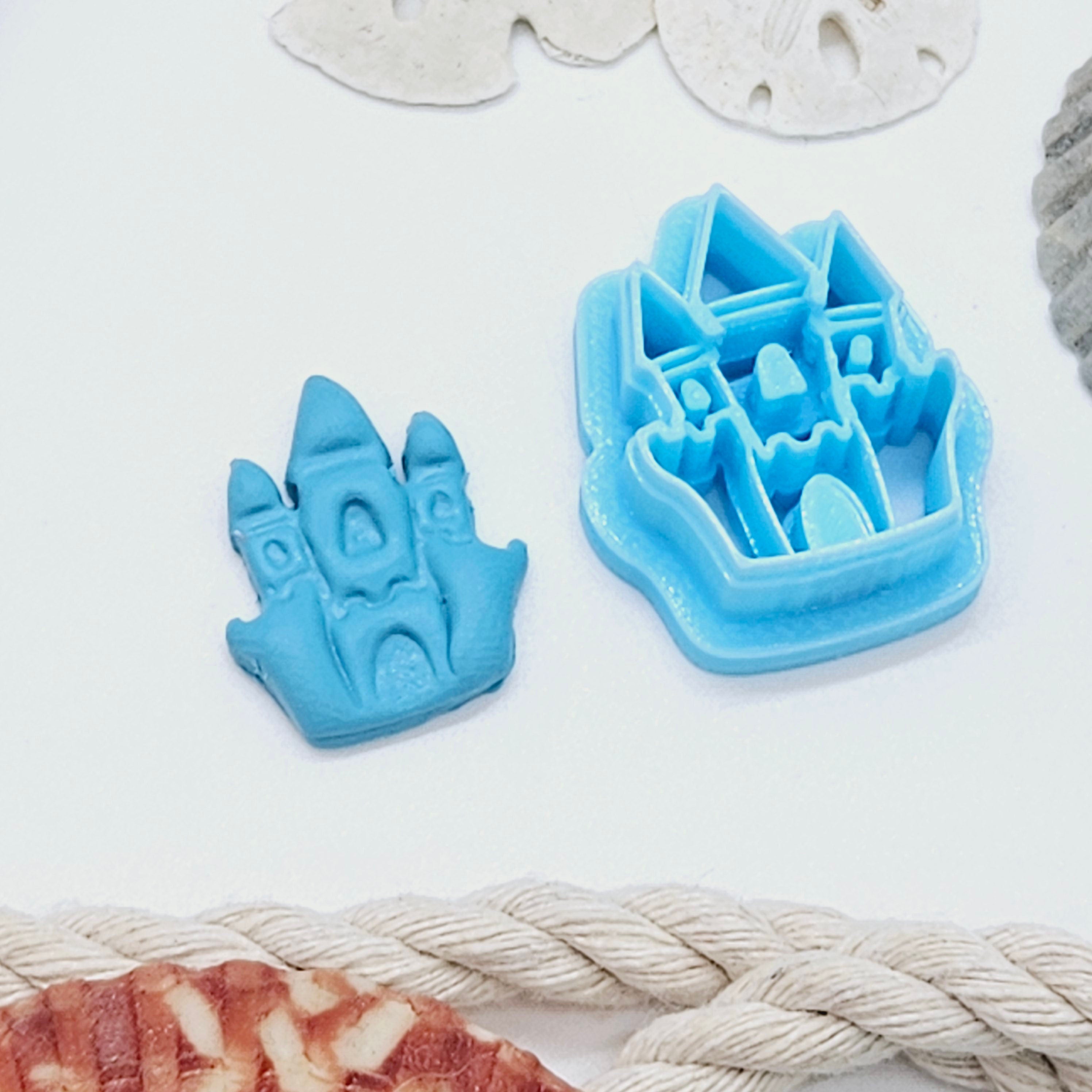 SANDCASTLE / sharp polymer clay cutter / jewelry making / fondant / cake decorating