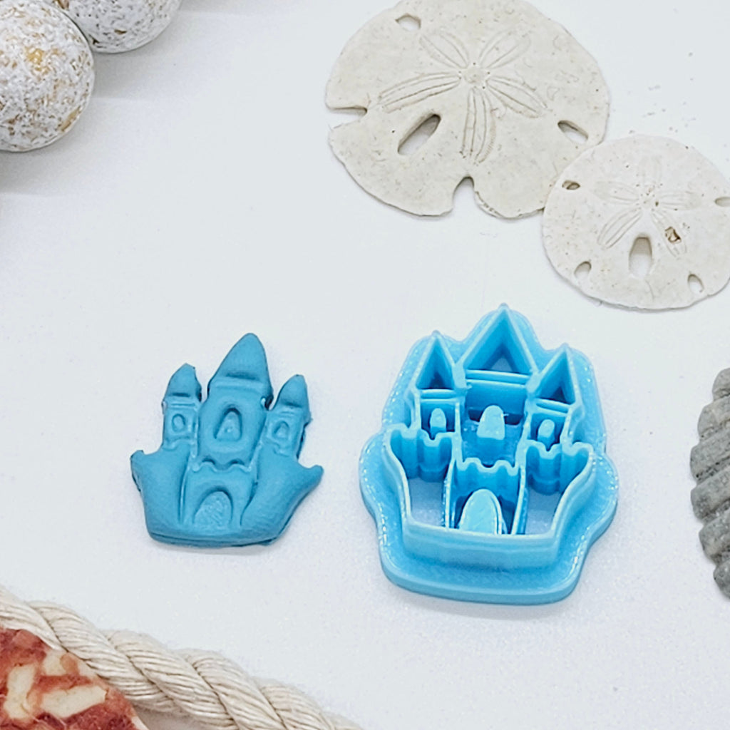 SANDCASTLE / sharp polymer clay cutter / jewelry making / fondant / cake decorating