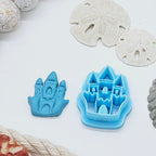 SANDCASTLE / sharp polymer clay cutter / jewelry making / fondant / cake decorating