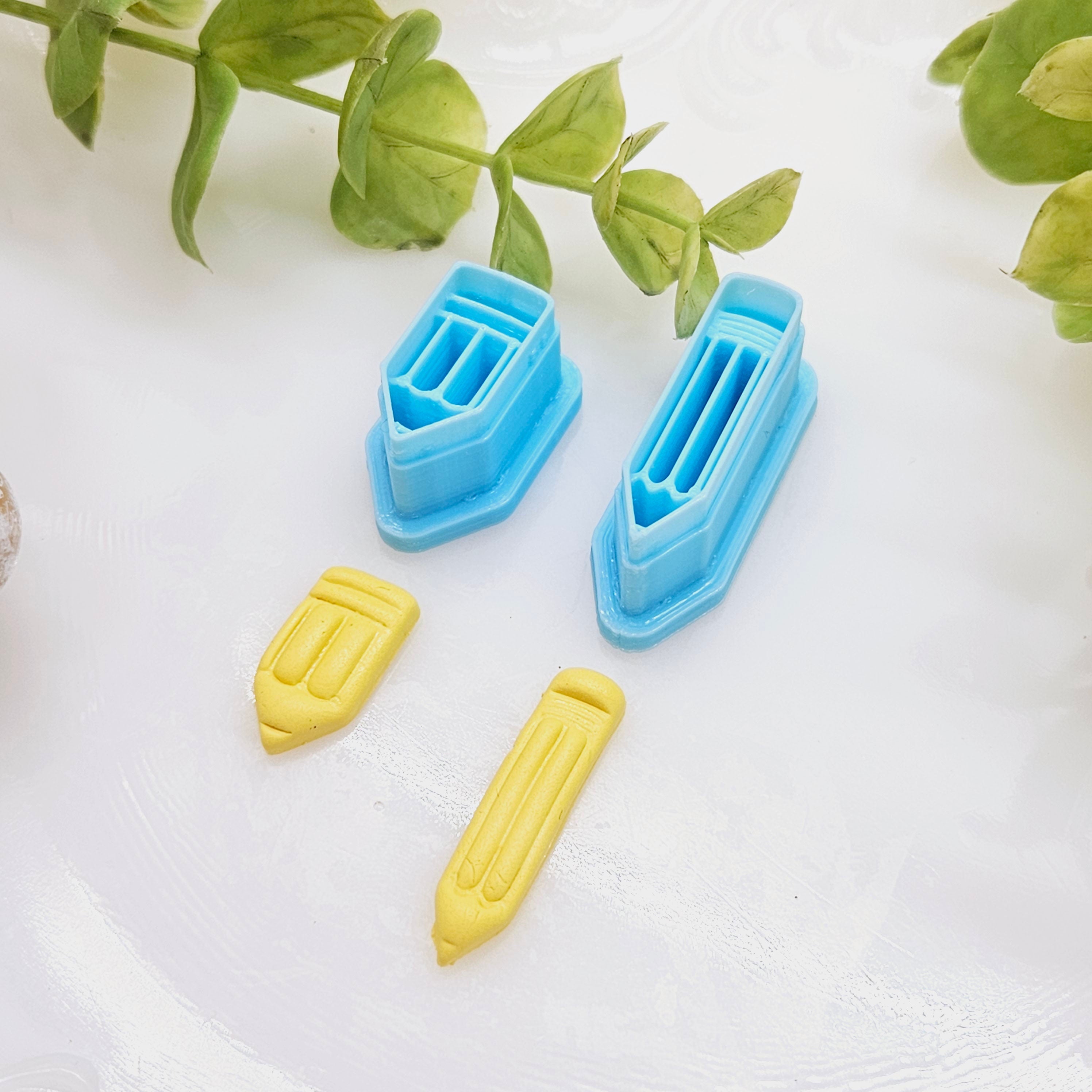 PENCIL sharp polymer clay cutter / fondant cutter