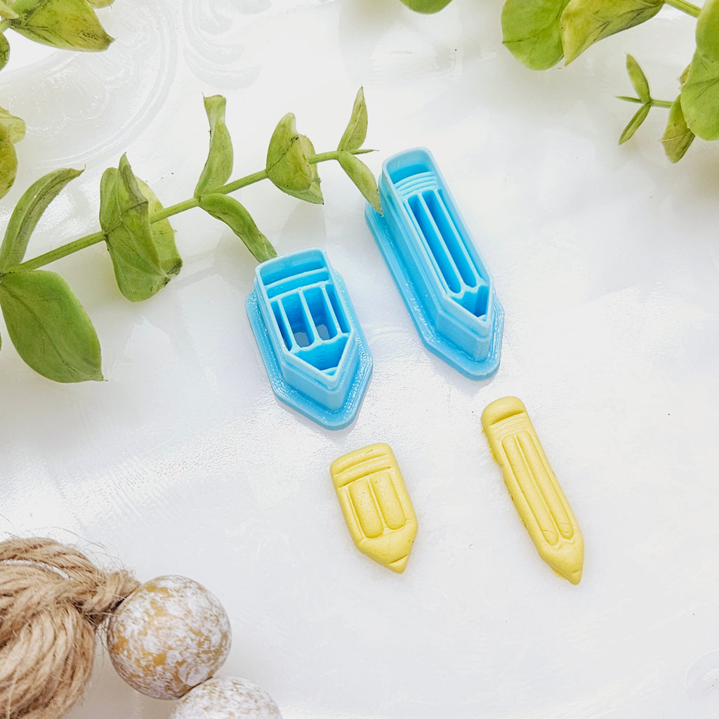 PENCIL sharp polymer clay cutter / fondant cutter