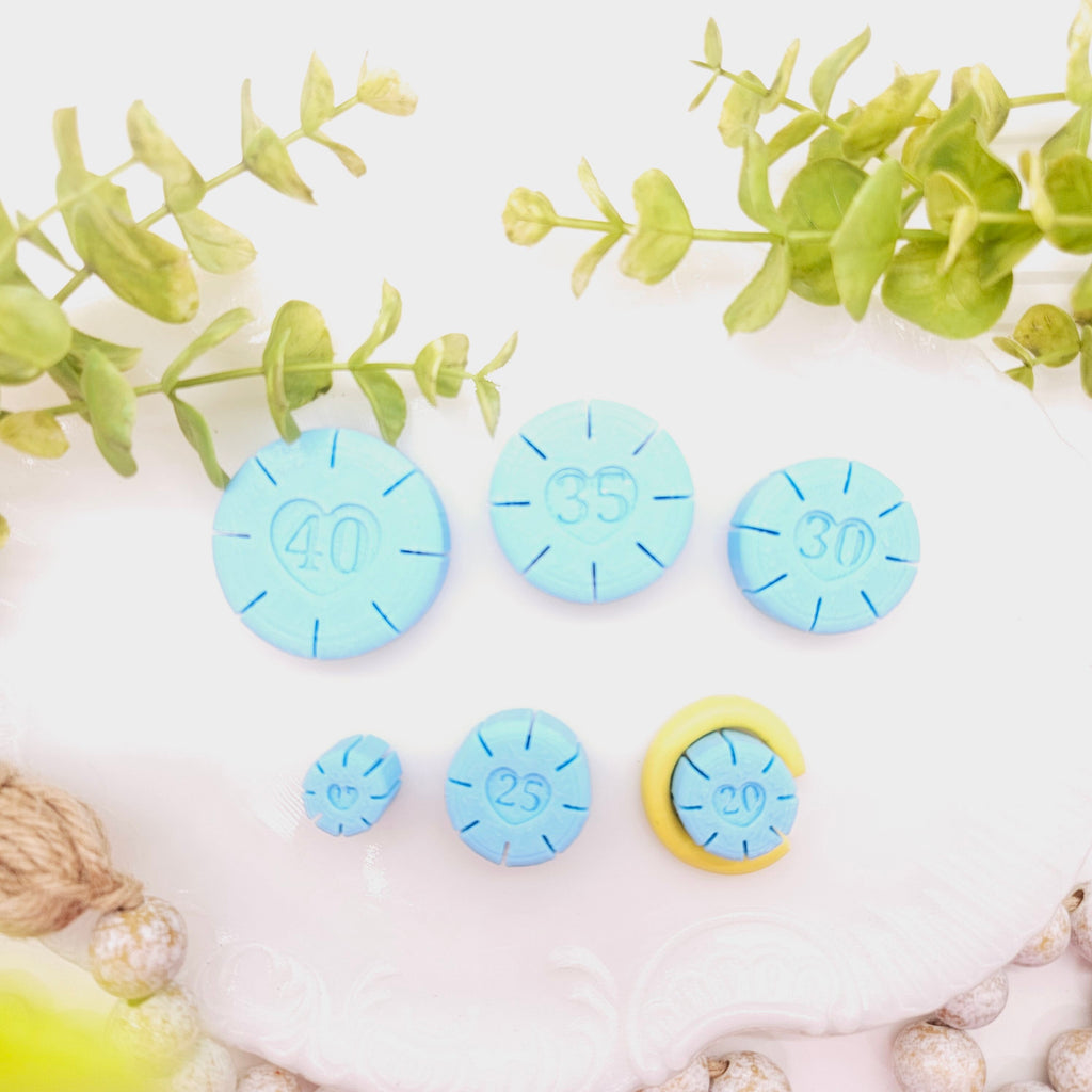Earring HOOP GUIDE for polymer clay earring making round hoop earrings