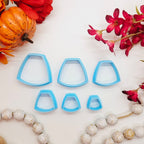 TRAPEZOID shape polymer clay cutters