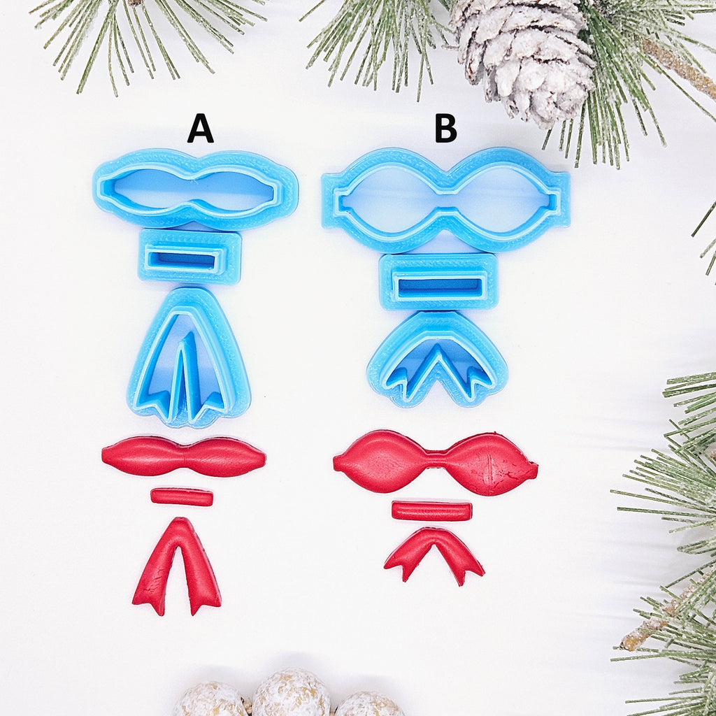BOW Making cutter set  polymer clay cutters for jewelry making and fondant cake decorating
