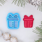 CHRISTMAS PRESENT / polymer clay cutter / jewelry making /fondant cake decorating